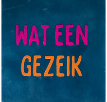 wat een gezeik donkerblauw/knalroze(oranje)
