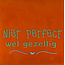 Yett niet perfect wel gezellig oranje/mint(warmblauw)