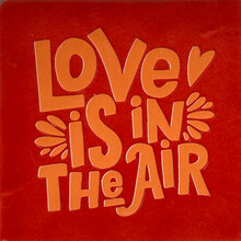 love is in the air (grof) rood/oranje
