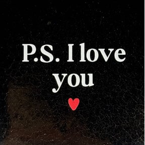 p.s. I love you goud/creme(rood)