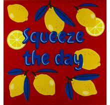 'squeeze the day' rood/multicolor