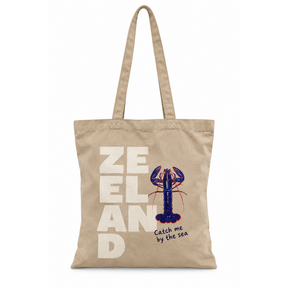 Goodies Label Cotton Bag Kreeft Zeeland groot Catch me By The Sea