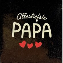 allerliefste papa goud/beige(rood)