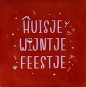 huisje wijntje feestje rood/combi 2