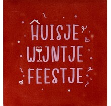 huisje wijntje feestje rood/combi 2