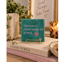 Gouden standaard bloemetje
