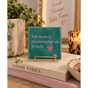 Gouden standaard bloemetje