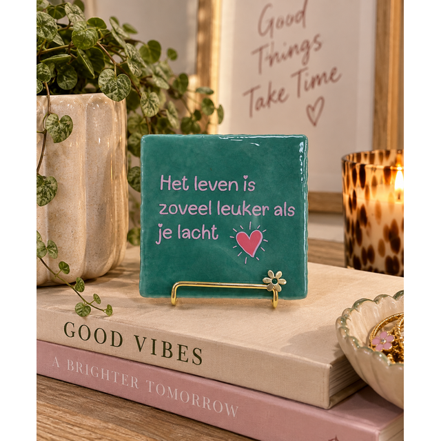 Gouden standaard bloemetje