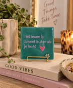 Gouden standaard bloemetje