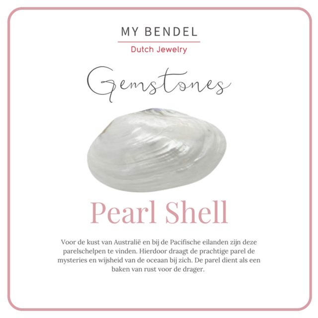 Gouden ring - witte parel - zirkonia steentjes