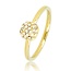 My Bendel Gouden ring met zirkonia - Minimalistisch Stainless steel ontwerp