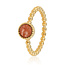 My Bendel Bolletjes Ring met Ronde Edelsteen • Berry Quartz