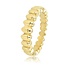My Bendel Gouden ring - ovaalvormige details - subtiele elegantie