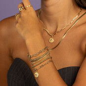 Gouden Snake Ketting - Trendy Dames Sieraad