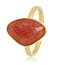 My Bendel Gouden ring - Berry Quartz edelsteen - Creatieve vorm