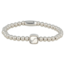 My Bendel Elastische Howlite Armband - Luxe stainless steel Design