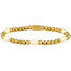 My Bendel Gouden Kralenarmband met Echte Zoetwater Parels