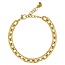 My Bendel Schakelarmband goud, fijn detail, groots effect