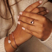Armband met Facetgeslepen Edelstenen Kralen • Berry Quartz