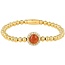 My Bendel Elegante Armband met Edelsteen & Zirkonia • Berry Quartz
