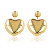 Hartvormige Oorstekers • Goud • 25 mm