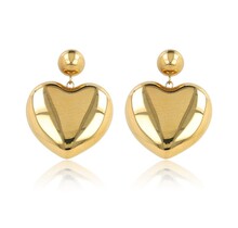 Hartvormige Oorstekers • Goud • 25 mm
