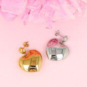 Hartvormige Oorstekers • Goud • 25 mm