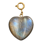 Edelstenen Hart Bedel • 25 mm • Labradoriet