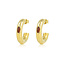 My Bendel Oorstekers met Edelsteen Detail • Brown Agate