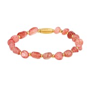 Edelstenen Armband met Organische Vormen • Berry Quartz