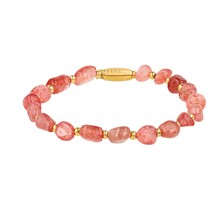 Edelstenen Armband met Organische Vormen • Berry Quartz