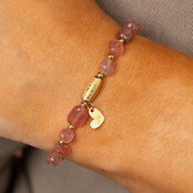 Edelstenen Armband met Organische Vormen • Berry Quartz