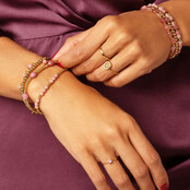 Edelstenen Armband met Organische Vormen • Berry Quartz
