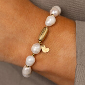 Bold Armband met Zoetwater Parels