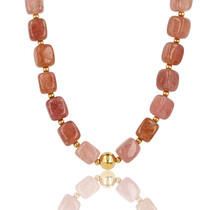 Bold Ketting met Edelstenen • Berry Quartz