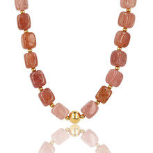 Bold Ketting met Edelstenen • Berry Quartz