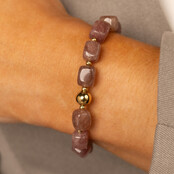 Bold Armband met Edelstenen • Berry Quartz