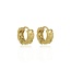 My Bendel Elegante Gouden Oorringen met Uniek Patroon