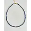 Goodies Label Natuursteen Kralen Ketting Met 18k Verguld Roestvrij Staal Kleurrijke Heishi