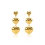 My Bendel Gouden hartjes oorbellen My Bendel