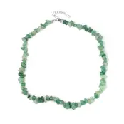 Natuursteen Groene Aventurijn Splitter Schilfer Halsketting Onregelmatig Handgemaakt Boho