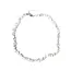 Goodies Label Natuursteen Witte Howliet Splitter  Schilfer Halsketting Onregelmatig Handgemaakt Boho