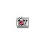 Nomination NOMINATION COMPOSABLE CLASSIC OXIDIZED SYMB.AND CUBIC ZIRC. AND SILVER 925 RED HEART HOUSE 330327/32