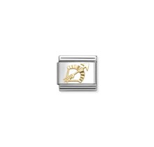 NOMINATION COMPOSABLE CLASSIC ZODIAC AND 18K GOLD DIAMOND-CUT SAGITTARIUS 030167/09
