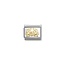 Nomination NOMINATION COMPOSABLE CLASSIC ZODIAC STAINLESS STEEL AND 18K GOLD DIAMOND-CUT CANCER 030167/04
