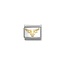 Nomination NOMINATION COMPOSABLE CLASSIC ZODIAC STAINLESS STEEL AND 18K GOLD DIAMOND-CUT TAURUS 030167/02