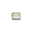 Nomination NOMINATION COMPOSABLE CLASSIC ZODIAC STAINLESS STEEL AND 18K GOLD DIAMOND-CUT ARIES 030167/01