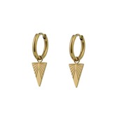 Go Dutch Label Triangle Hoop Oorbellen E0897-2