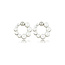 My Bendel Zilveren Oorbel met Stralende Witte Parel 13mm