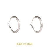 Matt Fine Hollow Hoop - 42mm - RH E66344-1